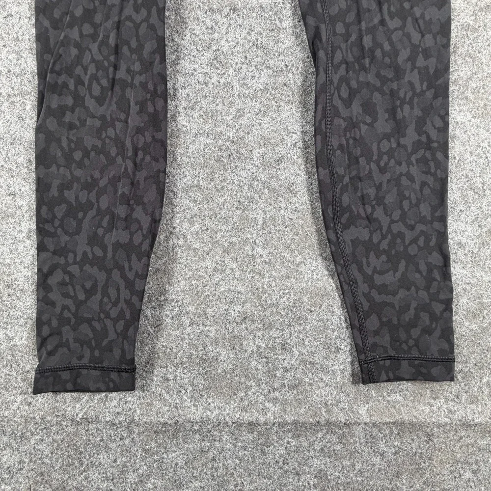 Lululemon Align Ankle Leggings Womens 8 Gray Black Camo Buttery-Soft Lightweight